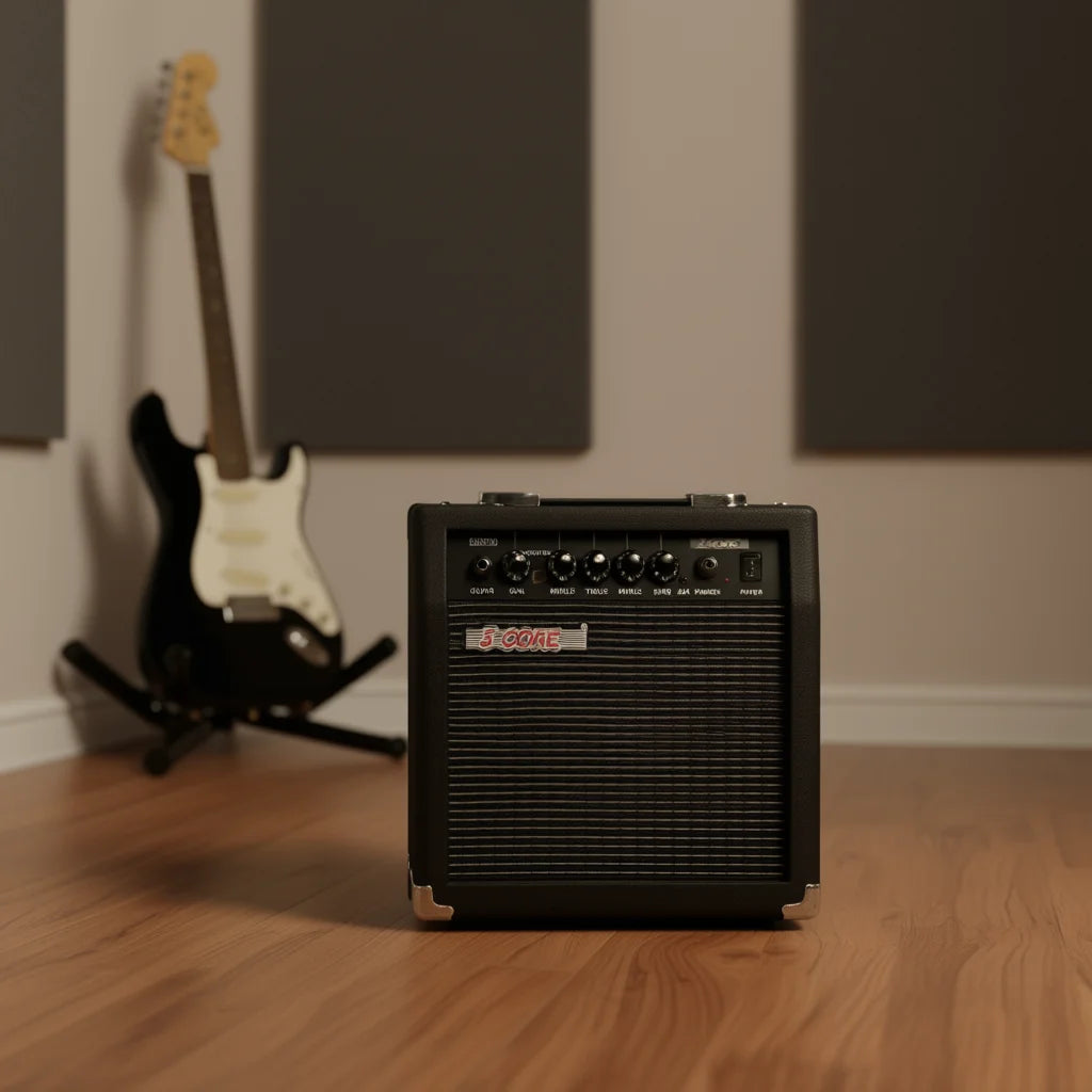 5 Core Compact 20W Guitar Practice Amp with AUX Input for Music Playback