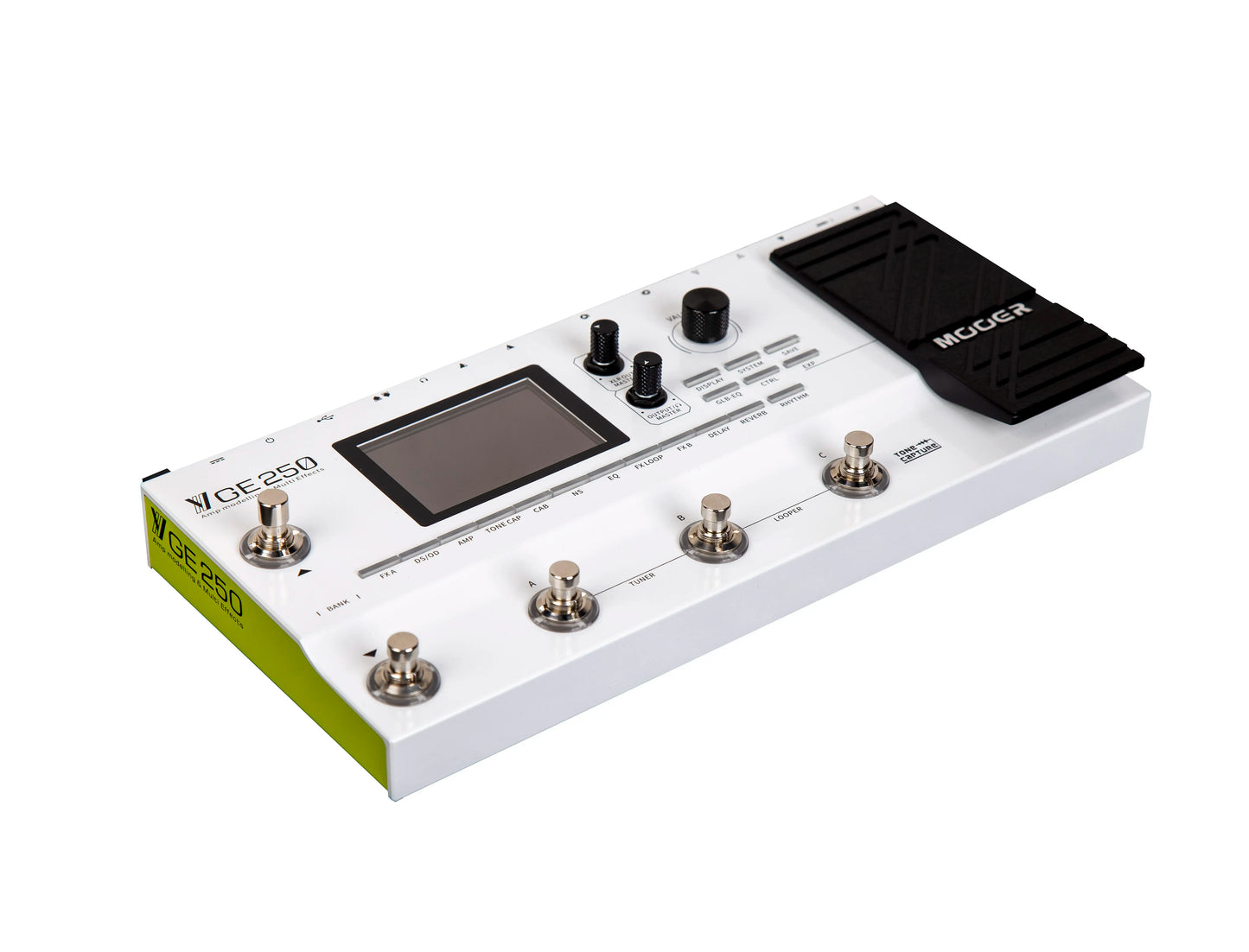 MOOER Integrated Effect Device GE250 Professional Professional Guitar Multi Effects Processor with Amp Modelling, Looper & IR Cabinet Simulation