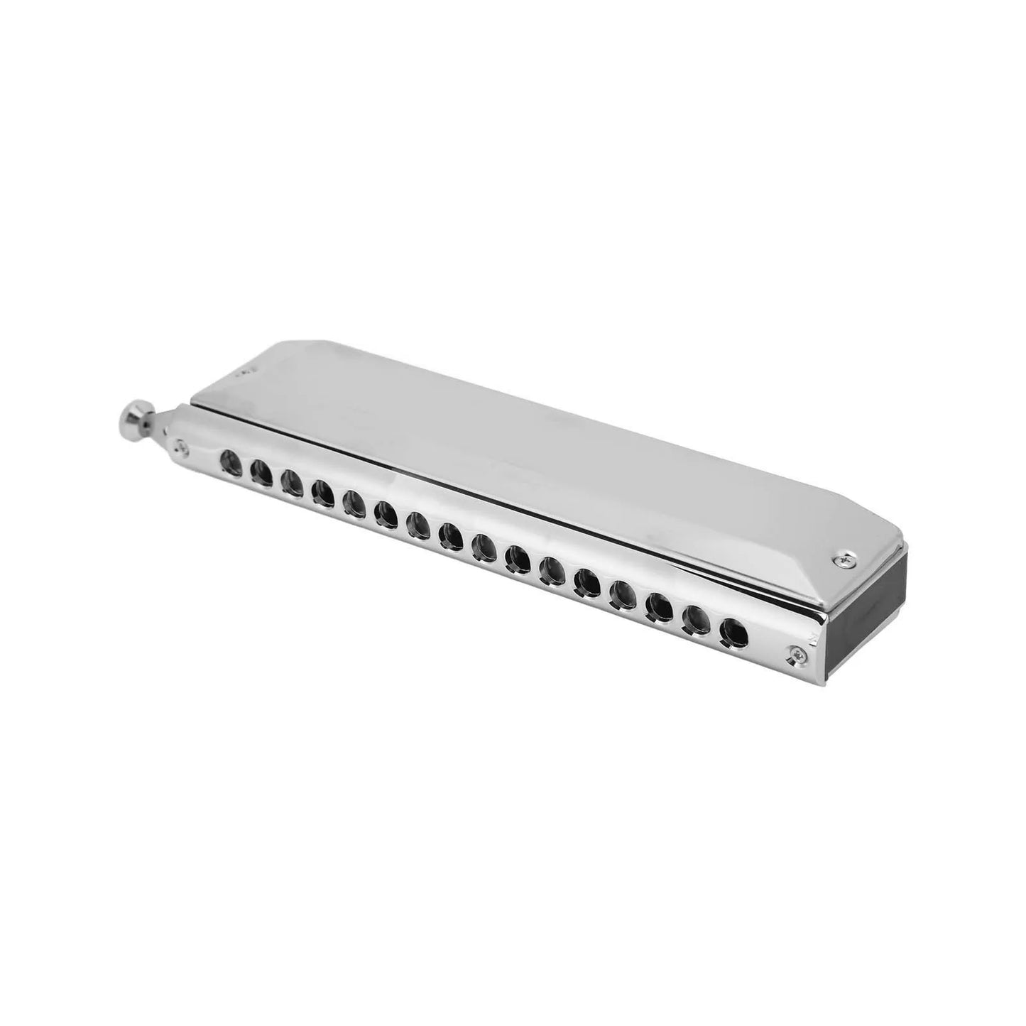 16-Hole Chromatic Harmonica (64 Tones) for Full-Range Musical Expression