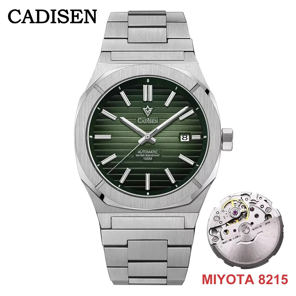CADISEN Automatic Watch – Retro Diver Style Miyota 8215 Sapphire Edition