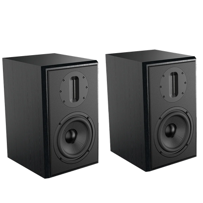 SAMTRONIC  5.25" Passive Bookshelf Speakers for Clear, Detailed Home Audio & Studio Listening