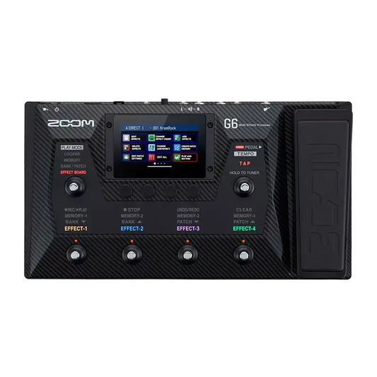 ZOOM G6/B6 All-in-One Guitar & Bass Multi Effects Processor with Looper, Drum Machine & Amp Modelling