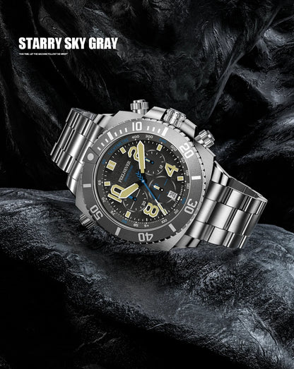 LIGE FeelNever Sport Luxury Quartz Watch for Men – Stainless Steel Everyday Timepiece