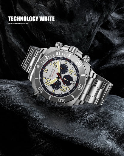 LIGE FeelNever Sport Luxury Quartz Watch for Men – Stainless Steel Everyday Timepiece