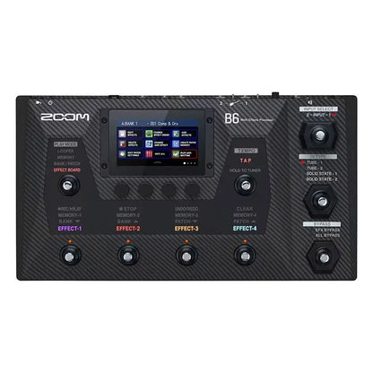 ZOOM G6/B6 All-in-One Guitar & Bass Multi Effects Processor with Looper, Drum Machine & Amp Modelling