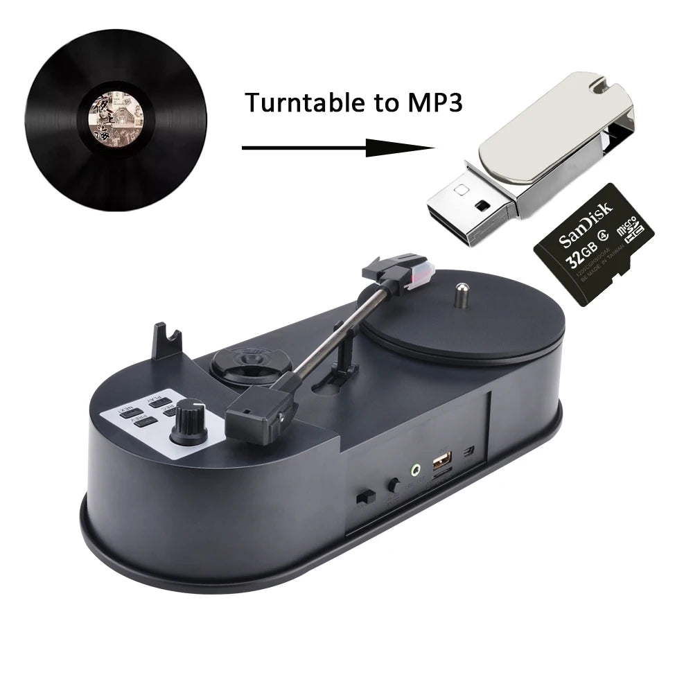 CENULIN ezcap613 Portable Turntable to MP3 Converter