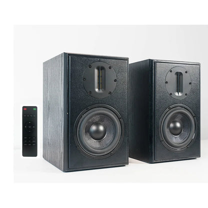 Samtronic 200W Bookshelf Studio Monitor Speakers with Ribbon Tweeter for Detailed Audio