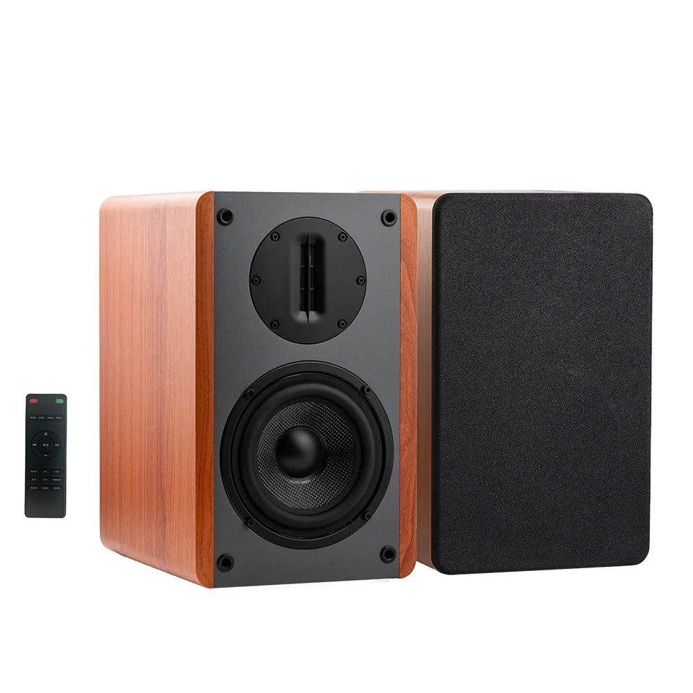 Samtronic 200W Bookshelf Studio Monitor Speakers with Ribbon Tweeter for Detailed Audio
