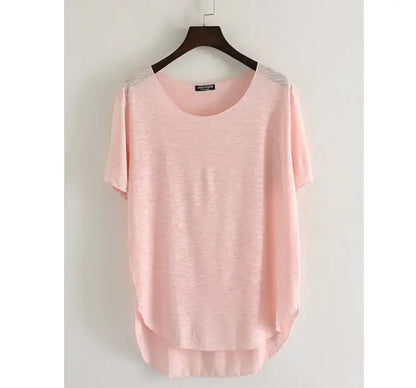 AIDAYOU Women’s Bamboo Round Neck T-Shirt for Cooling Comfort & Everyday Wear