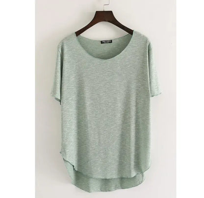AIDAYOU Women’s Bamboo Round Neck T-Shirt for Cooling Comfort & Everyday Wear