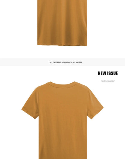 2025 Brand New Men's T-Shirt V-neck Short Sleeve