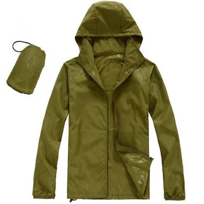 DIMUSI  Unisex Spring Summer Lightweight Hiking Jacket