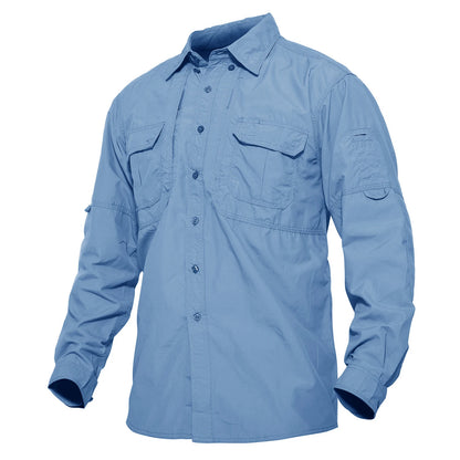 TACVASEN Men’s Quick-Dry Outdoor Hiking Shirt