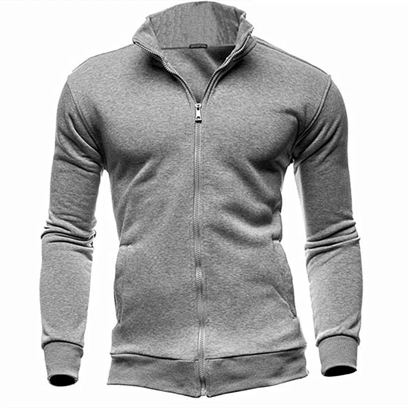 MRMT Men’s Zip Sweatshirt with Stand Collar for Everyday & Smart Casual Wear