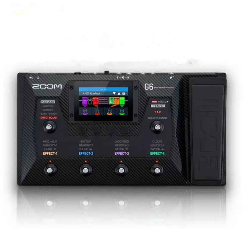 ZOOM G6/B6 All-in-One Guitar & Bass Multi Effects Processor with Looper, Drum Machine & Amp Modelling