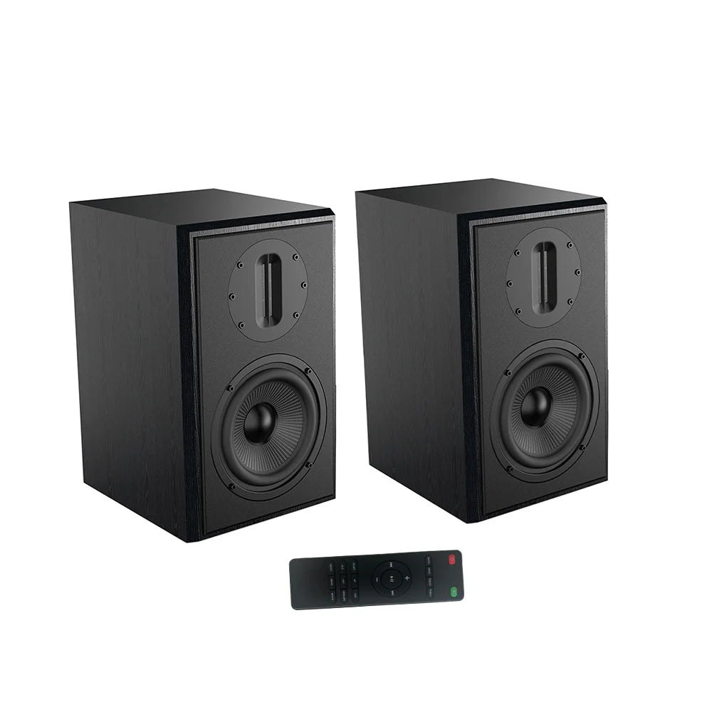 Samtronic 200W Bookshelf Studio Monitor Speakers with Ribbon Tweeter for Detailed Audio