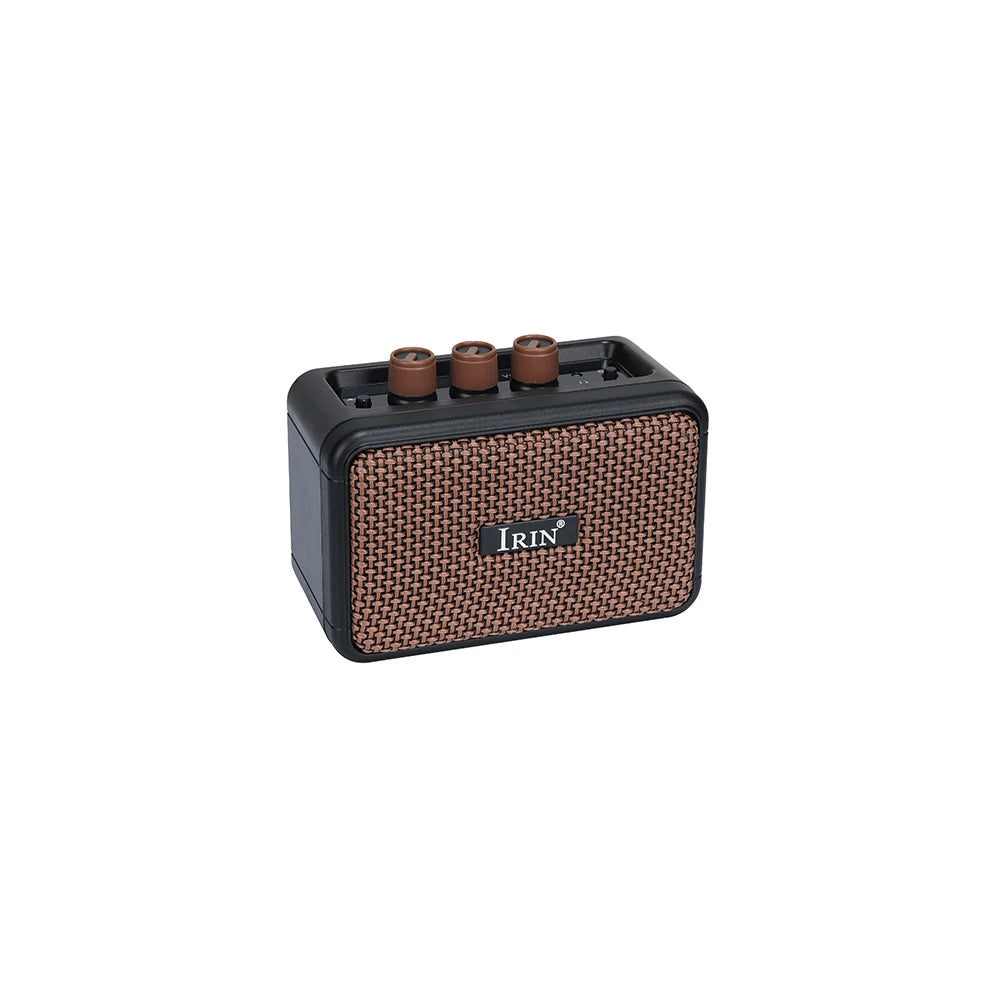 IRIN Portable Rechargeable Mini Guitar Amp with Bluetooth for Outdoor & Home Practice
