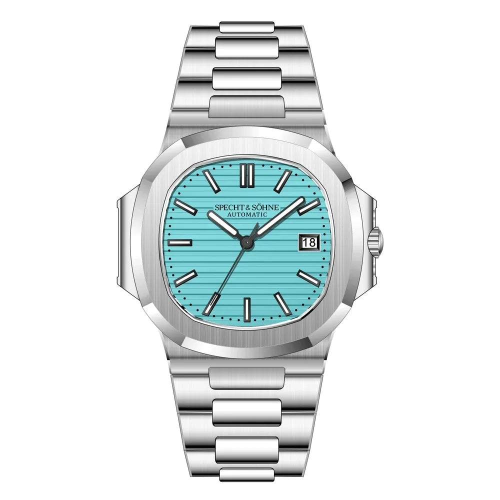 Specht & Sohne Rose Gold Automatic Watch for Men – Luxury Sports Stainless Steel Timepiece