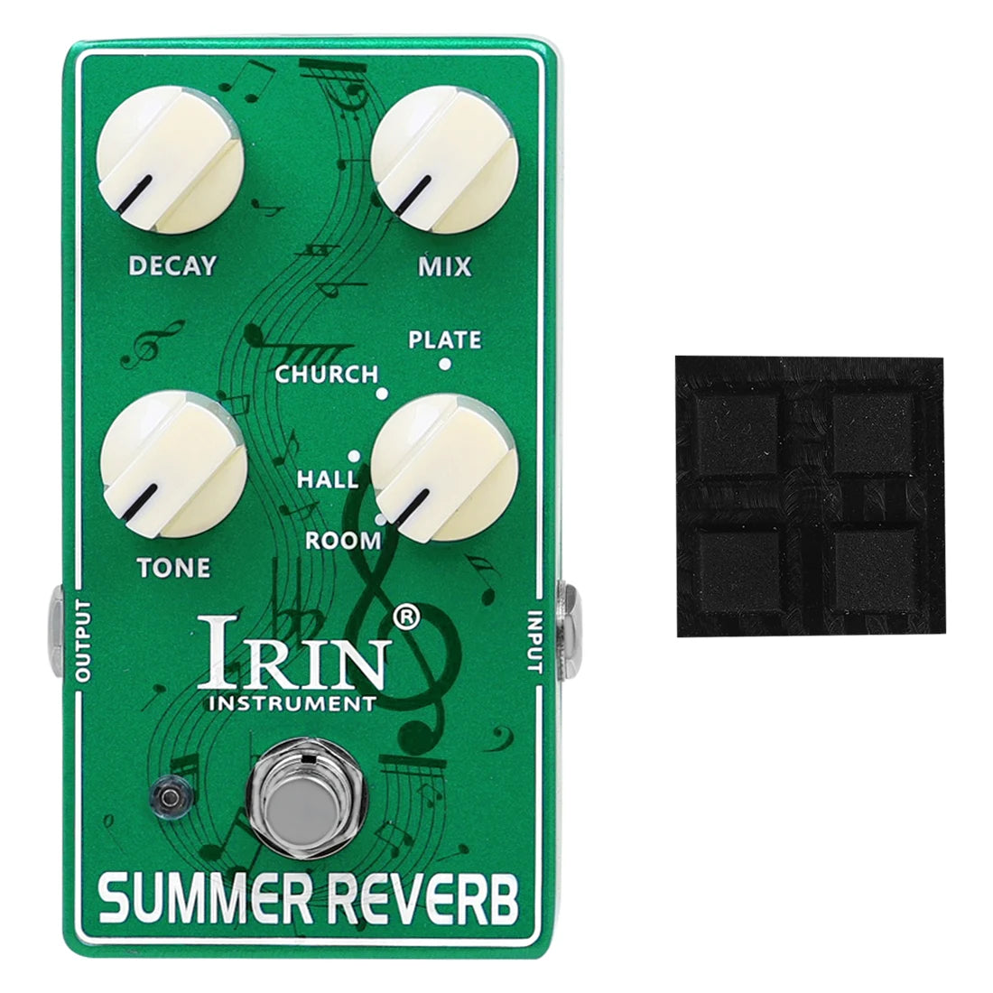 IRIN XS-05 SUMMER REVERB Effect Pedal XS-06 WINTER DELAY Effect Pedal with Anti-slip Pad Plucked Instrument Accessories