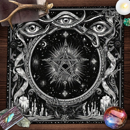 Mystical Tarot Constellation Altar Cloth