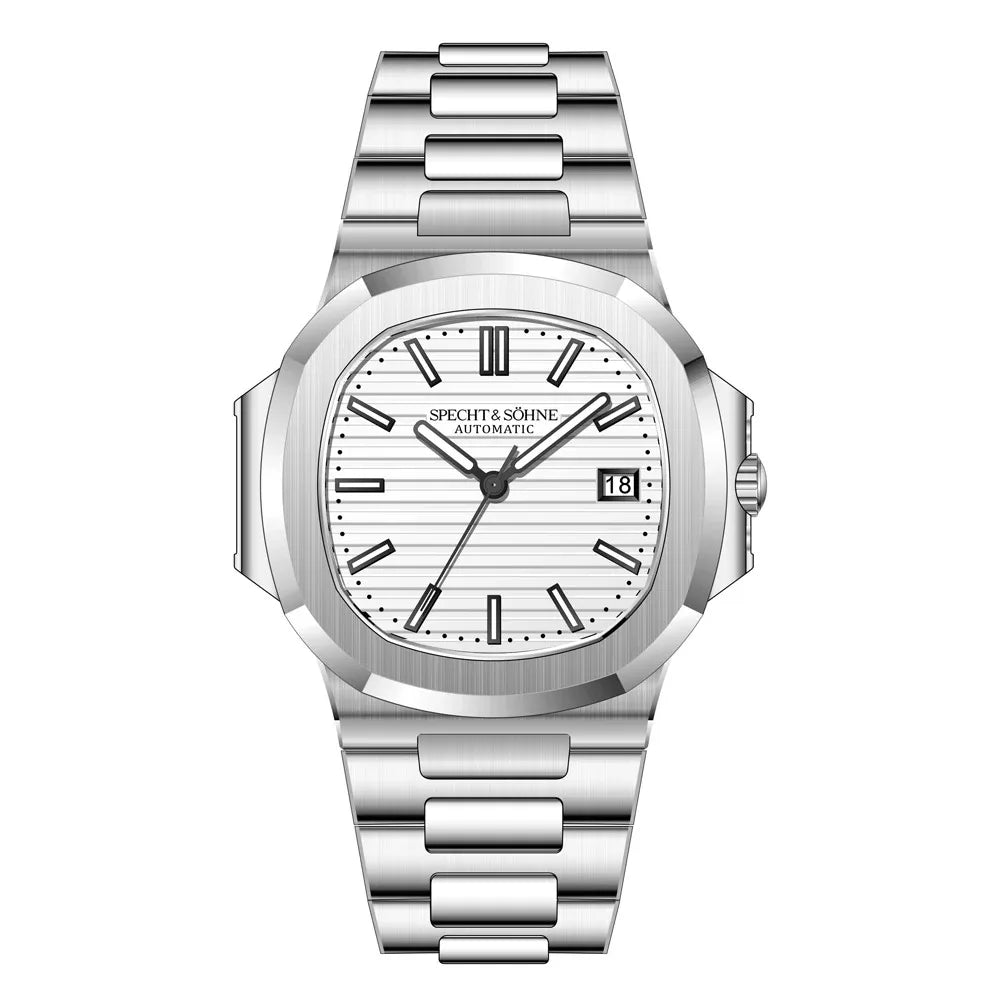 Specht & Sohne Rose Gold Automatic Watch for Men – Luxury Sports Stainless Steel Timepiece