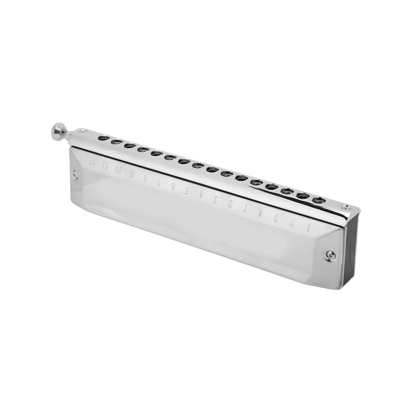 16-Hole Chromatic Harmonica (64 Tones) for Full-Range Musical Expression