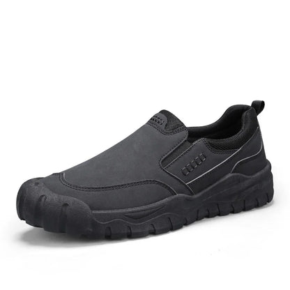 Men’s Slip-On Outdoor Sneakers – Lightweight Everyday Walking & Casual Work Shoes