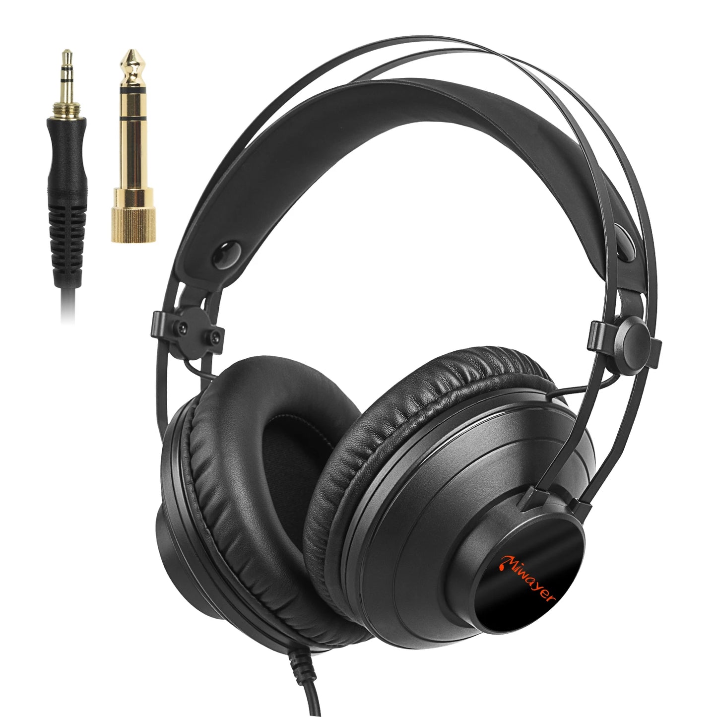 Studio Monitor Wired Over Ear Audio Recording Monitor Headset
