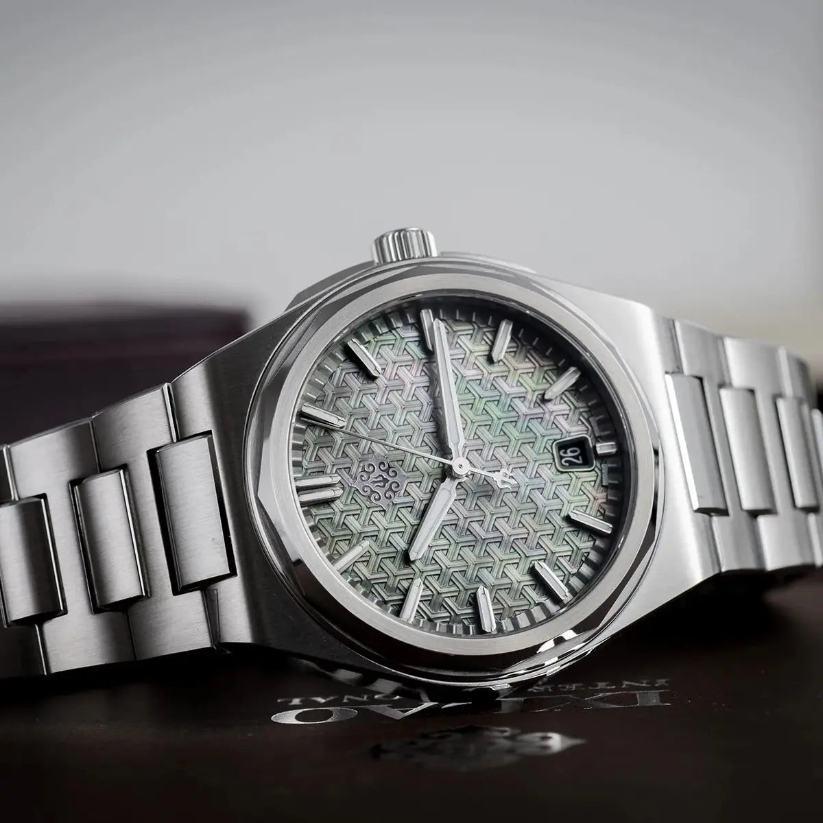 IX&DAO Warrior 37mm Automatic Watch – Miyota 9015 Sapphire Crystal Stainless Steel Timepiece