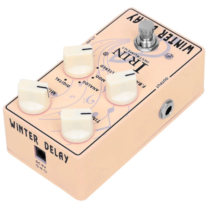 IRIN XS-05 SUMMER REVERB Effect Pedal XS-06 WINTER DELAY Effect Pedal with Anti-slip Pad Plucked Instrument Accessories