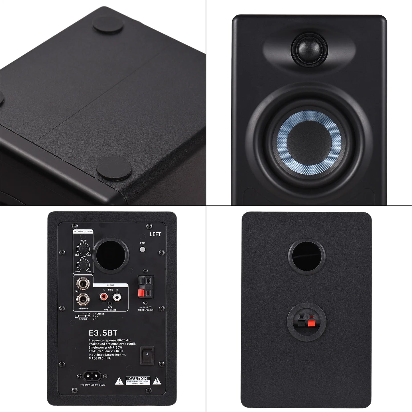 50W Studio Monitor Speakers