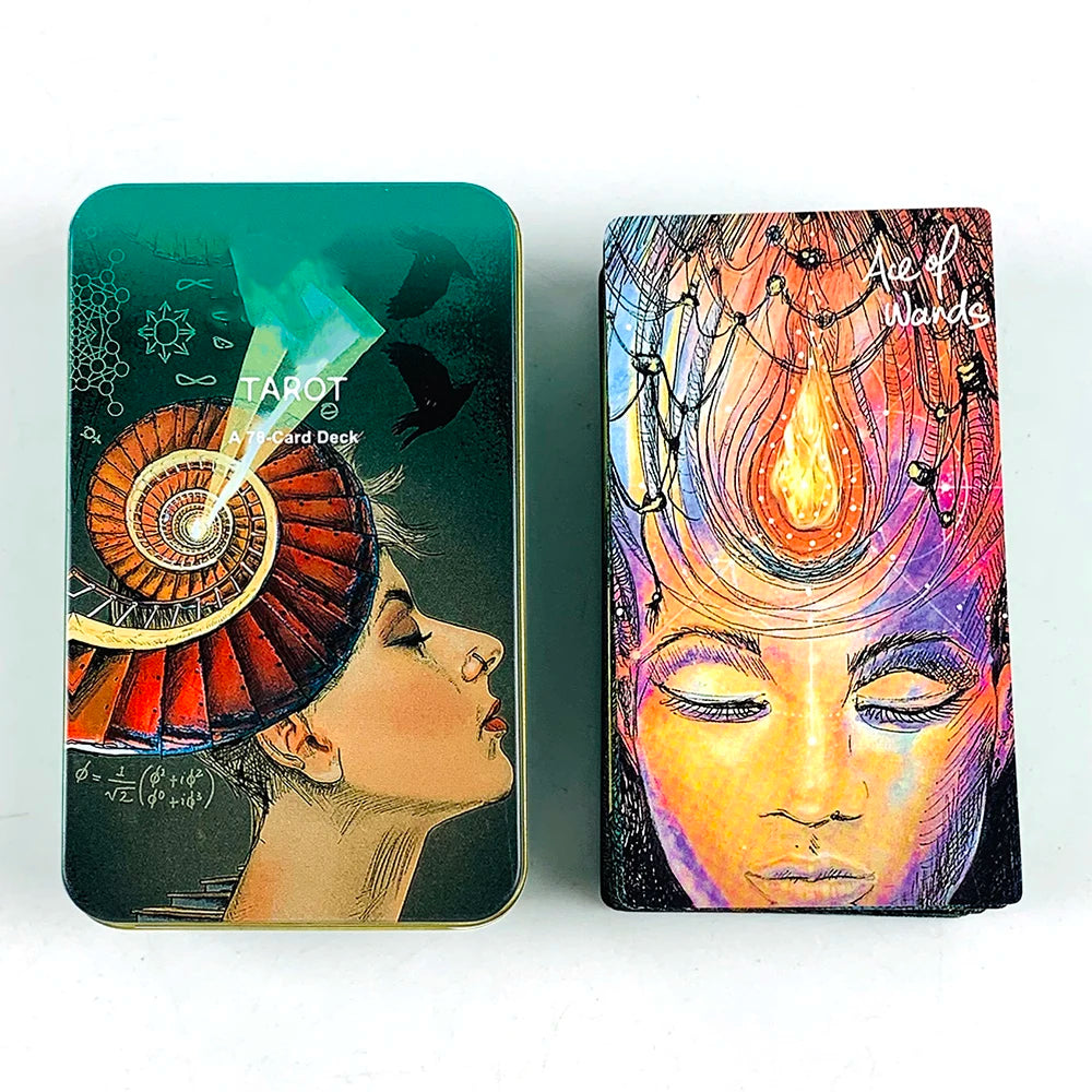 78-Card Tarot Deck – Tin Box Divination Set