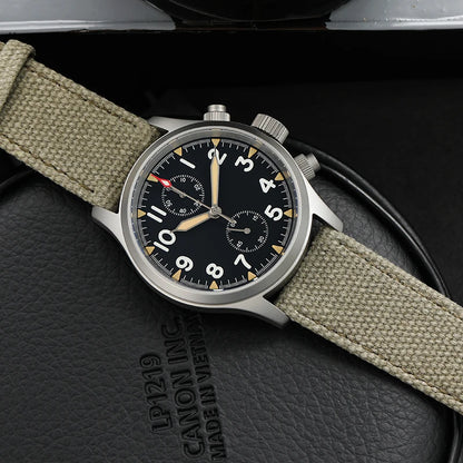 Militado VK61 VK67 Military Chronograph Watch for Men – Rugged Stainless Steel Sports Watch