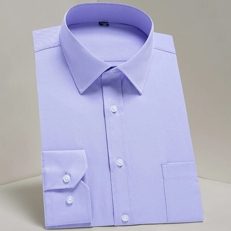 Men’s Classic Long-Sleeve Dress Shirt
