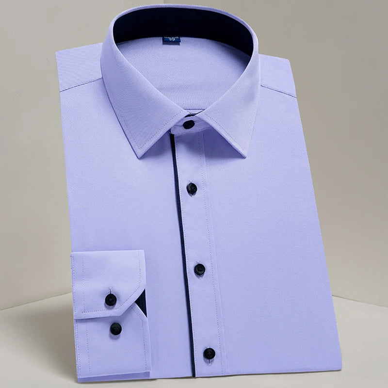 Men’s Classic Long-Sleeve Dress Shirt