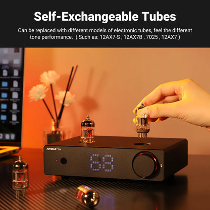 AIYIMA T20 Vacuum Tube Preamplifier  ECC83