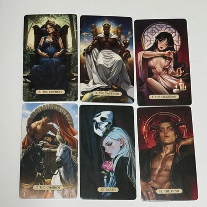Love & Lust Tarot Deck – 78 Card Relationship & Intimacy Divination Set