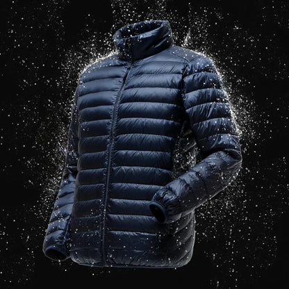 QUANBO Men’s Lightweight Packable Puffer Jacket for Travel, Daily Wear & Cold Weather