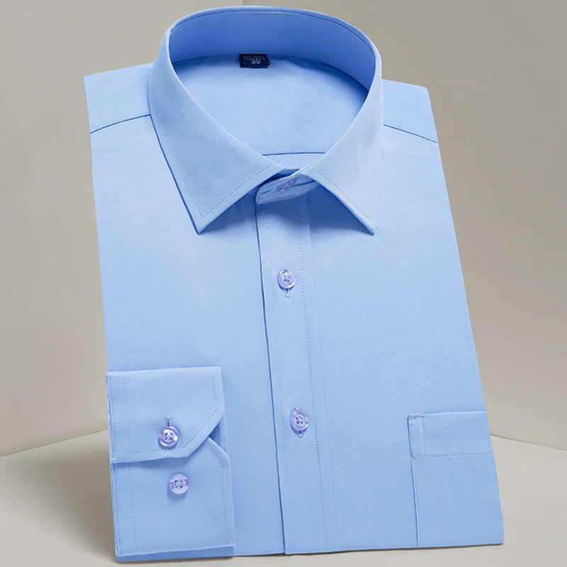 Men’s Classic Long-Sleeve Dress Shirt