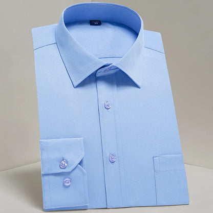 Men’s Classic Long-Sleeve Dress Shirt