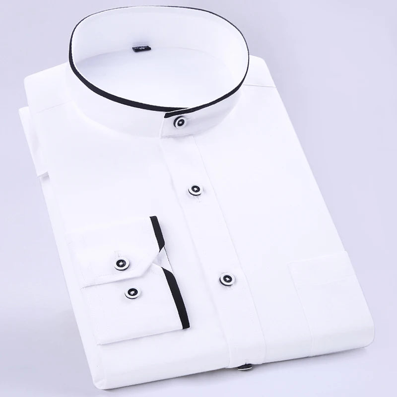Men’s Classic Long-Sleeve Dress Shirt