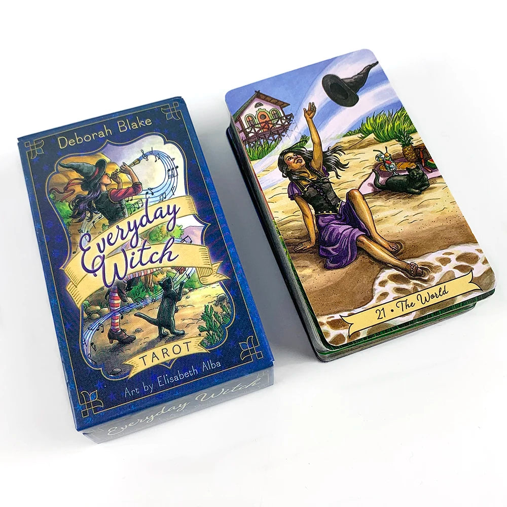 Everyday Witch Tarot Deck – 78 Cards with Guidebook