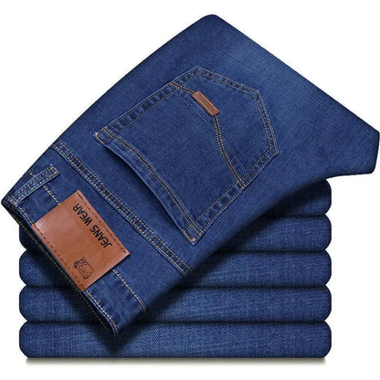 Men’s Slim Straight Stretch Jeans for Everyday & Smart Casual Wear