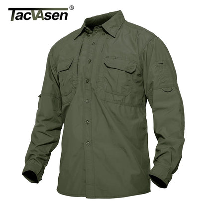 TACVASEN Men’s Quick-Dry Outdoor Hiking Shirt