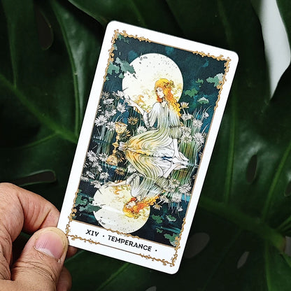 Silent Desolate Tarot Deck – 78 Card Rider-Style Divination Set