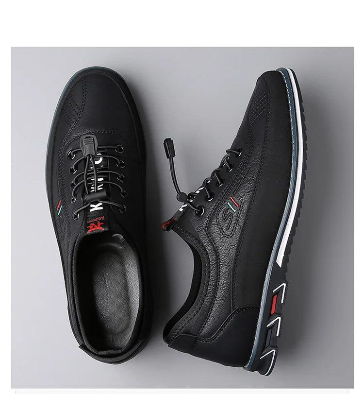 Men’s Leather Casual Board Shoes for Smart Casual & Everyday Wear