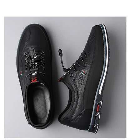 Men’s Leather Casual Board Shoes for Smart Casual & Everyday Wear