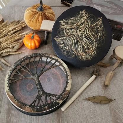 Handmade Frame Drum for Rhythm, Meditation & Percussion