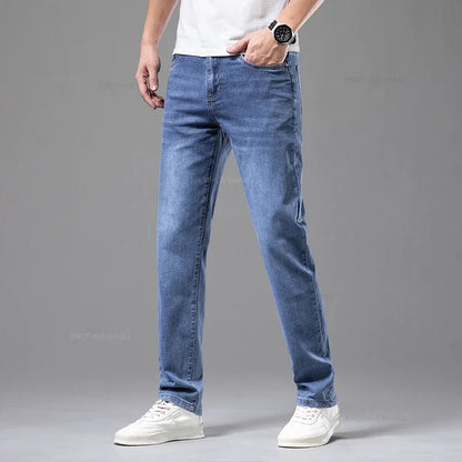Men’s Grey Stretch Denim Jeans
