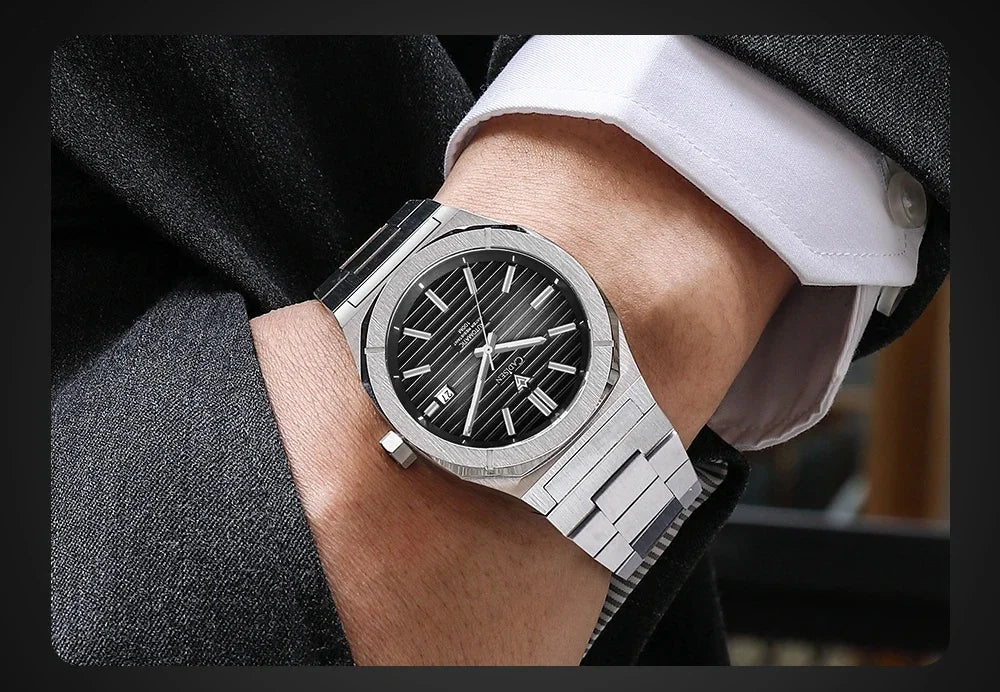 CADISEN Automatic Watch – Retro Diver Style Miyota 8215 Sapphire Edition